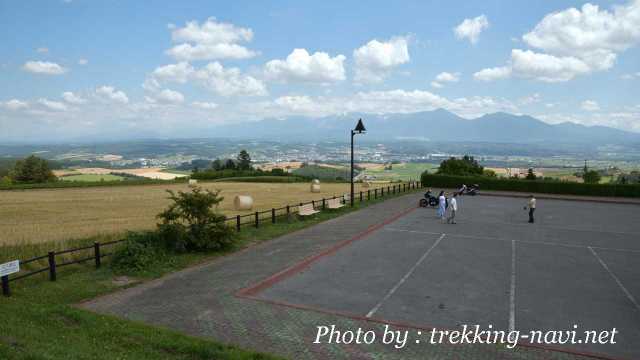 十勝岳連峰 上富良野 千望峠