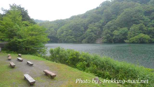 十二湖 落口の池