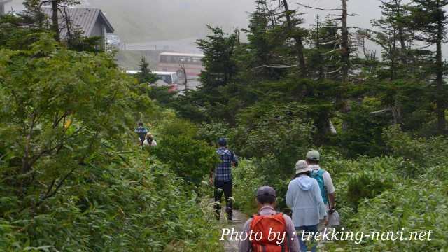 八幡平 登山道