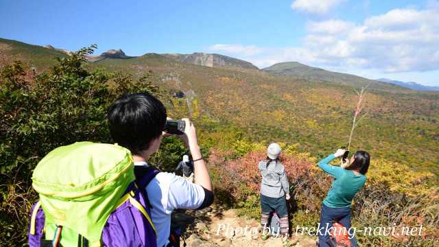 安達太良山 登山 紅葉