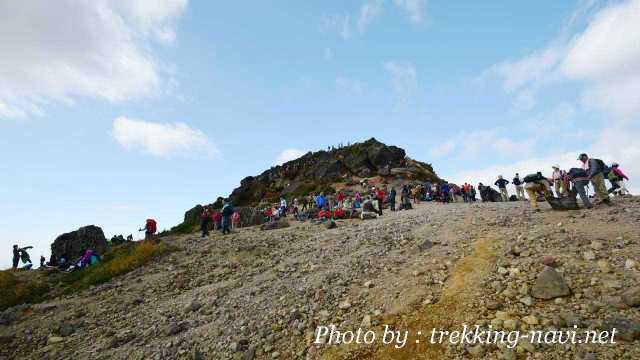 安達太良山 登山 山頂