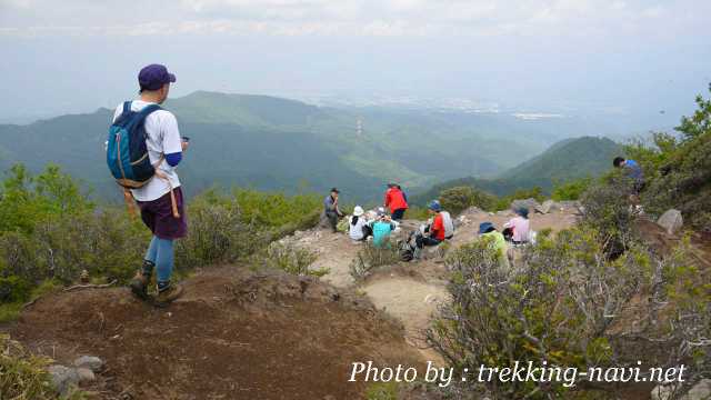 赤城山 黒檜山 山頂 登山