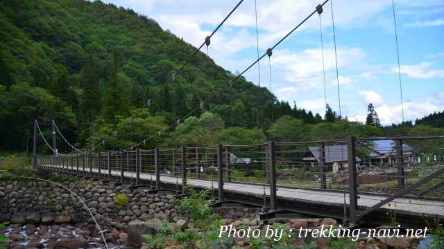 苗名滝 吊橋