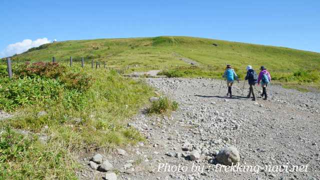 霧ヶ峰 車山肩 ハイキング 遊歩道