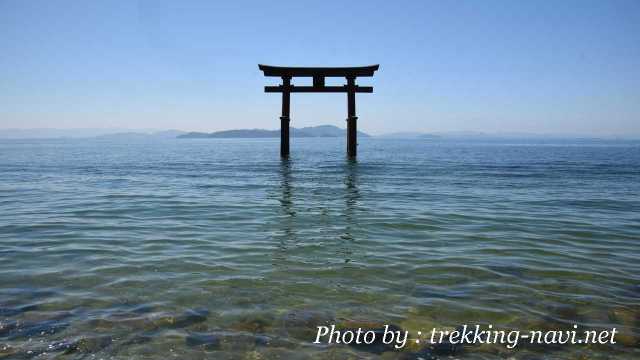 白髭神社 琵琶湖 鳥居