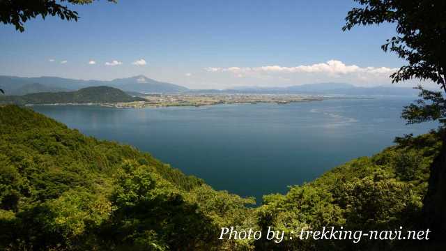 奥琵琶湖パークウェイ 琵琶湖 伊吹山