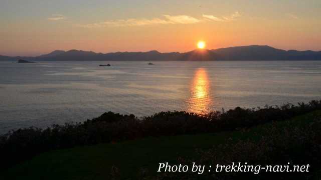 神崎鼻 夕日