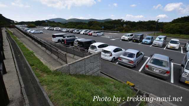 牧ノ戸峠 駐車場 やまなみハイウェイ 九重山